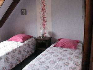 chambre n°3 2 lits en 0.90