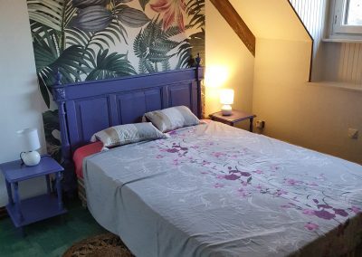 gite 9 personne ferme de kerloury Paimpol chambre n°4 lit en 140